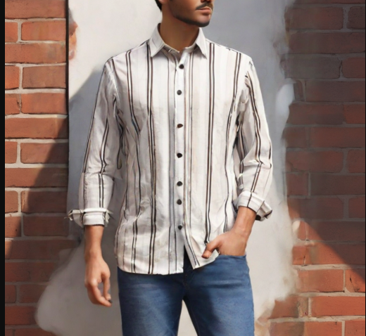 Men’s Premium Striped Casual Shirt